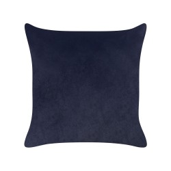 Zestaw 2 poduszek dekoracyjnych GOLDENROD Welur 45 x 45 cm Czarny Wzór roślinny