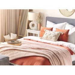 Koc BJAS 150 x 200 cm Pastelowy róż