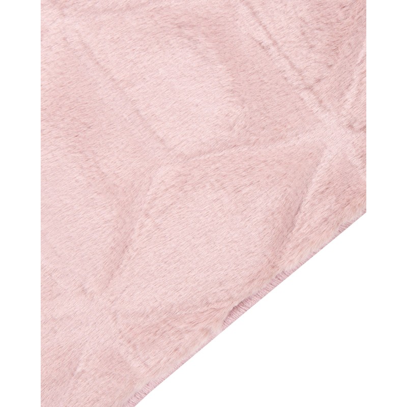 Dywan sztuczne futro królika 80 x 150 cm różowy THATTA