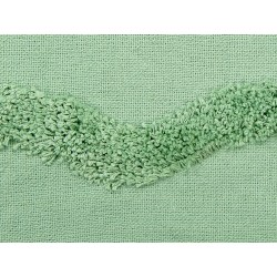 Koc KHARI Bawełna 125 x 150 cm Jasnozielony