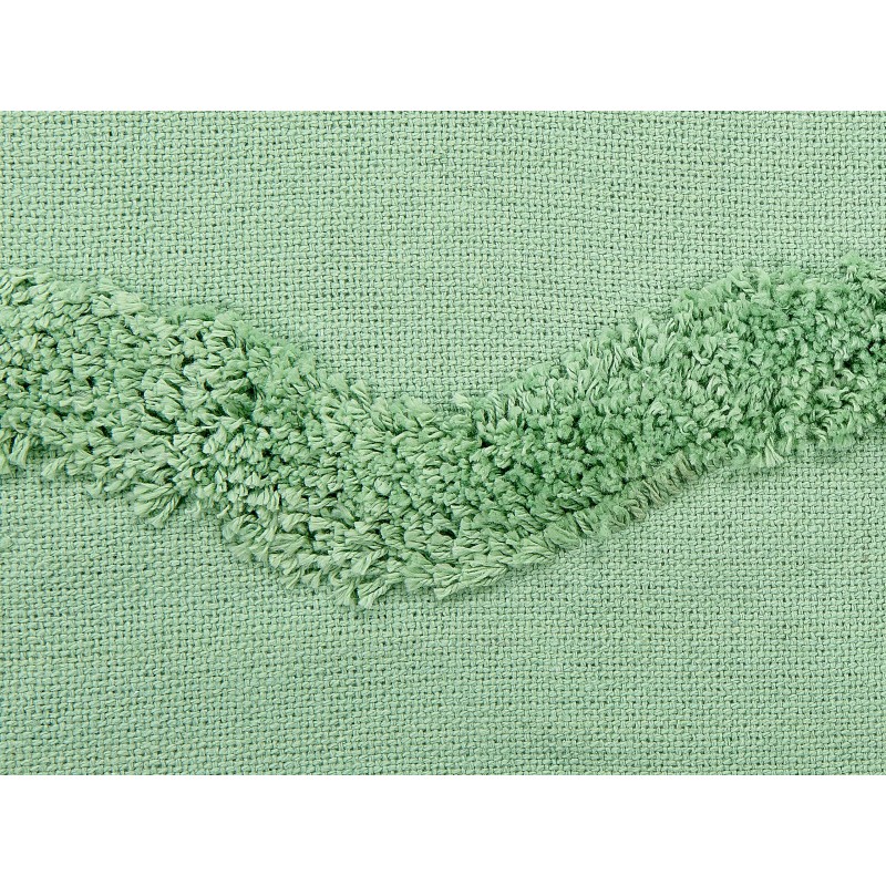 Koc KHARI Bawełna 125 x 150 cm Jasnozielony