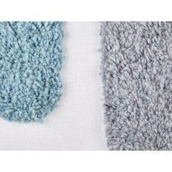 2 bawełniane tuftowane poduszki dekoracyjne z abstrakcyjnym wzorem 30 x 50 cm wielokolorowe STORKSBIL