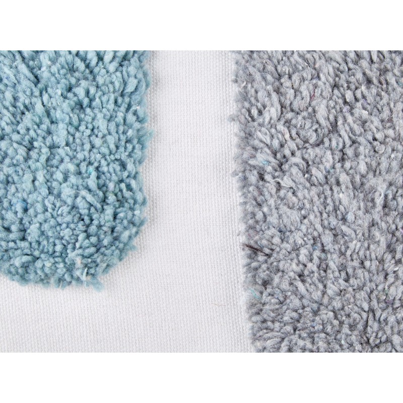 2 bawełniane tuftowane poduszki dekoracyjne z abstrakcyjnym wzorem 30 x 50 cm wielokolorowe STORKSBIL