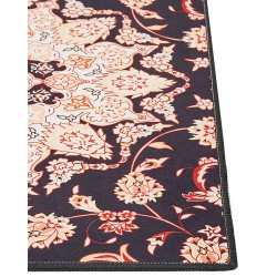 Dywan 80 x 240 cm czarno-beżowy ARITAS