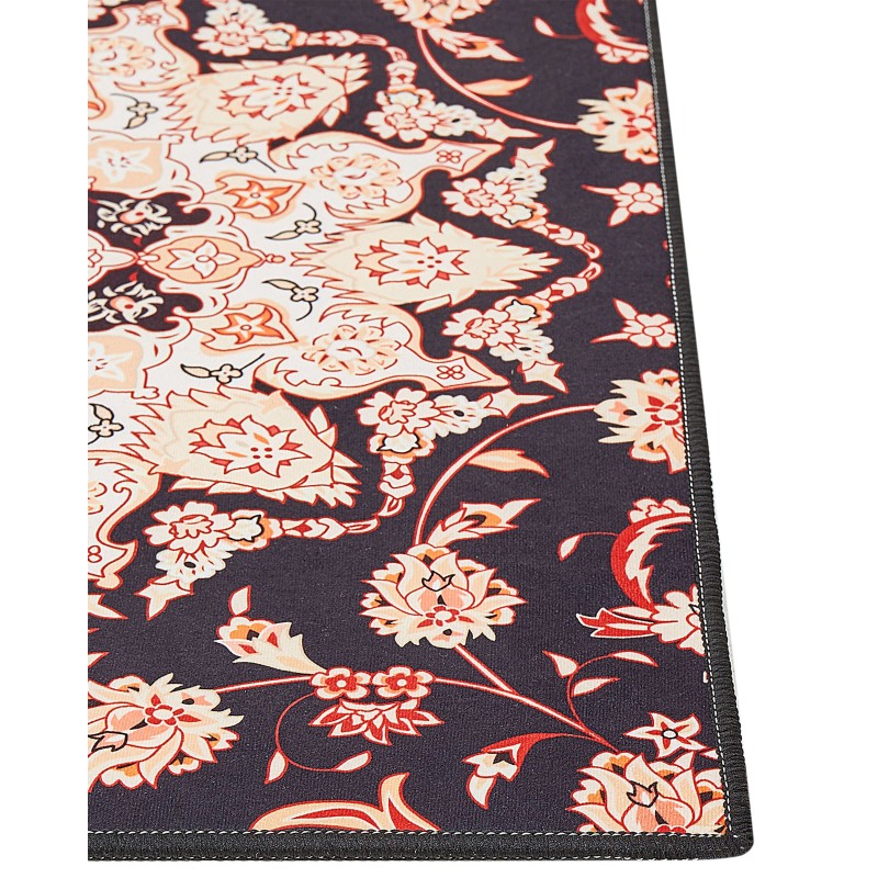 Dywan 80 x 240 cm czarno-beżowy ARITAS