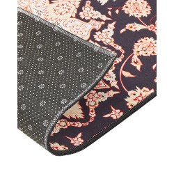 Dywan 80 x 240 cm czarno-beżowy ARITAS