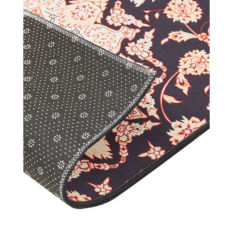 Dywan 80 x 240 cm czarno-beżowy ARITAS