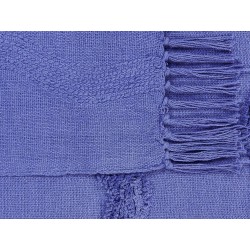 Koc KHARI Bawełna 125 x 150 cm Fioletowy