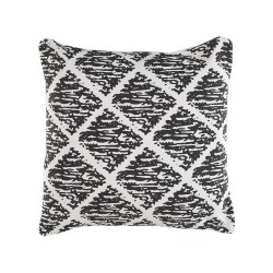 Zestaw 2 poduszek dekoracyjnych HAZRO Bawełna 45 x 45 cm Czarny Wzór geometryczny