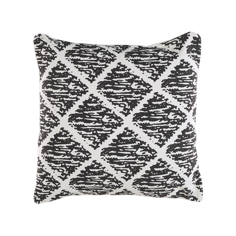 Zestaw 2 poduszek dekoracyjnych HAZRO Bawełna 45 x 45 cm Czarny Wzór geometryczny