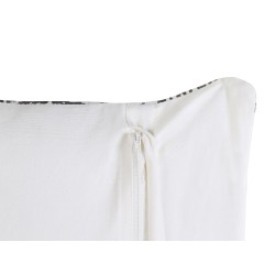 Zestaw 2 poduszek dekoracyjnych HAZRO Bawełna 45 x 45 cm Czarny Wzór geometryczny