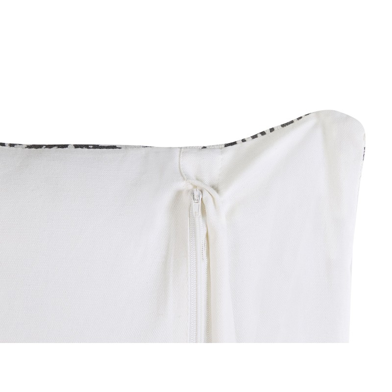 Zestaw 2 poduszek dekoracyjnych HAZRO Bawełna 45 x 45 cm Czarny Wzór geometryczny