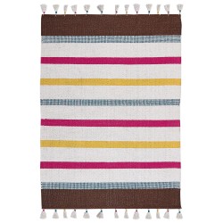 Dywan bawełniany 160 x 230 cm wielokolorowy HISARLI