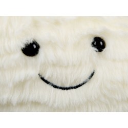 Poduszka dekoracyjna dla dzieci księżyc 21 x 40 cm biała MOONLIGHTER