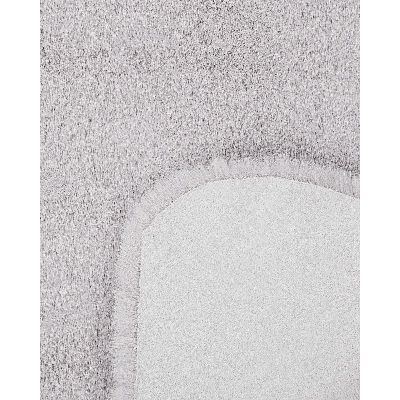 Dywan imitacja futra królika szary UNDARA