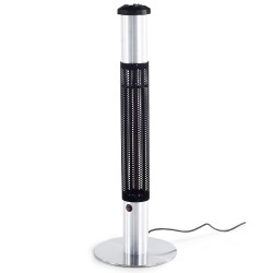 Promiennik na podczerwień wolnostojący VEZUVIO 1500 W Czarny