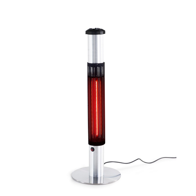 Promiennik na podczerwień wolnostojący VEZUVIO 1500 W Czarny