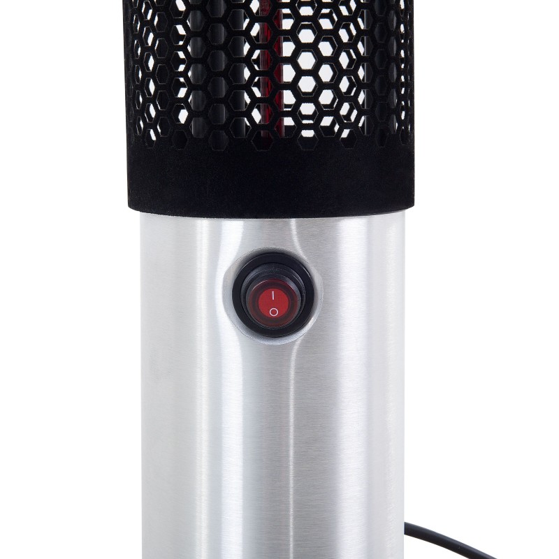 Promiennik na podczerwień wolnostojący VEZUVIO 1500 W Czarny