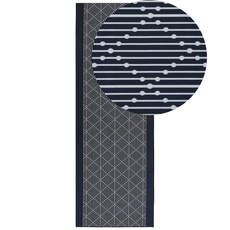 Dywan 70 x 200 cm granatowy CHARVAD