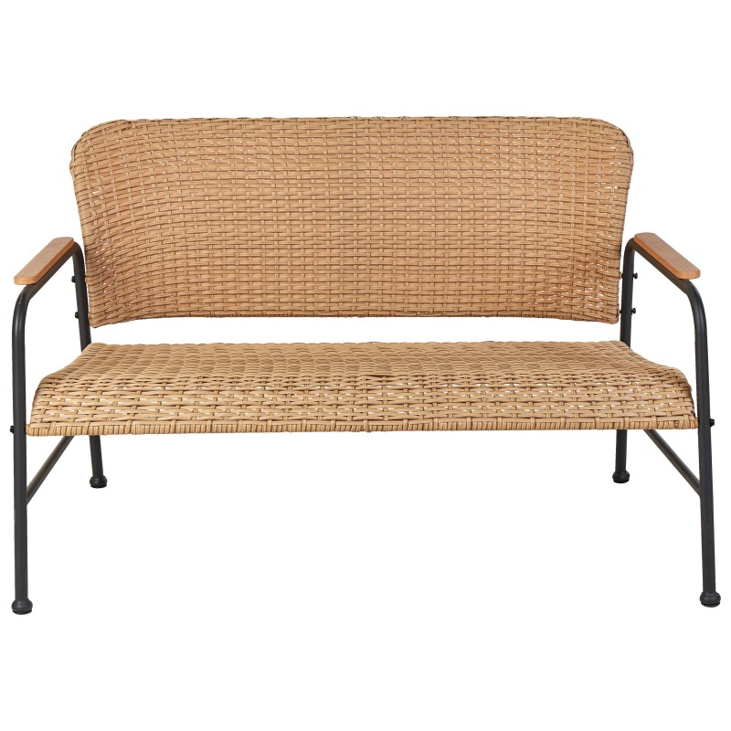 Zestaw ogrodowy ze stolikiem dla 4 osób OFANTO Technorattan Naturalny