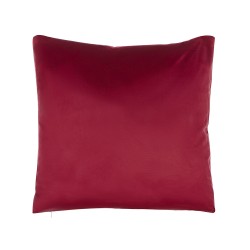 Zestaw 2 poduszek dekoracyjnych CUPID Welur 45 x 45 cm Czerwony Wzór świąteczny