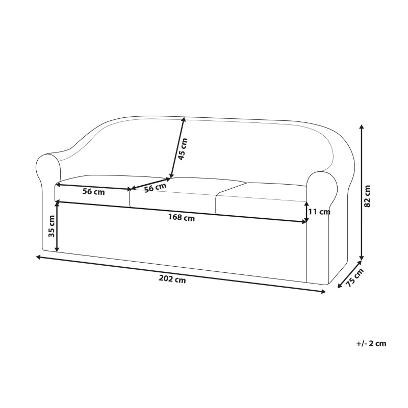 Sofa ogrodowa rattanowa naturalna LIVADEIA