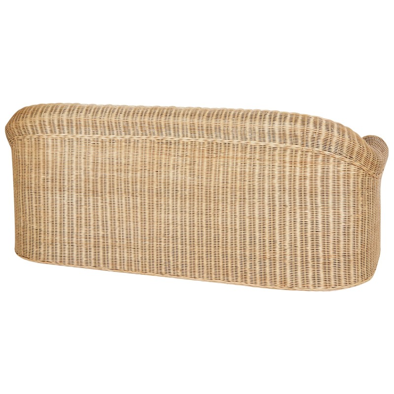 Sofa ogrodowa rattanowa naturalna LIVADEIA