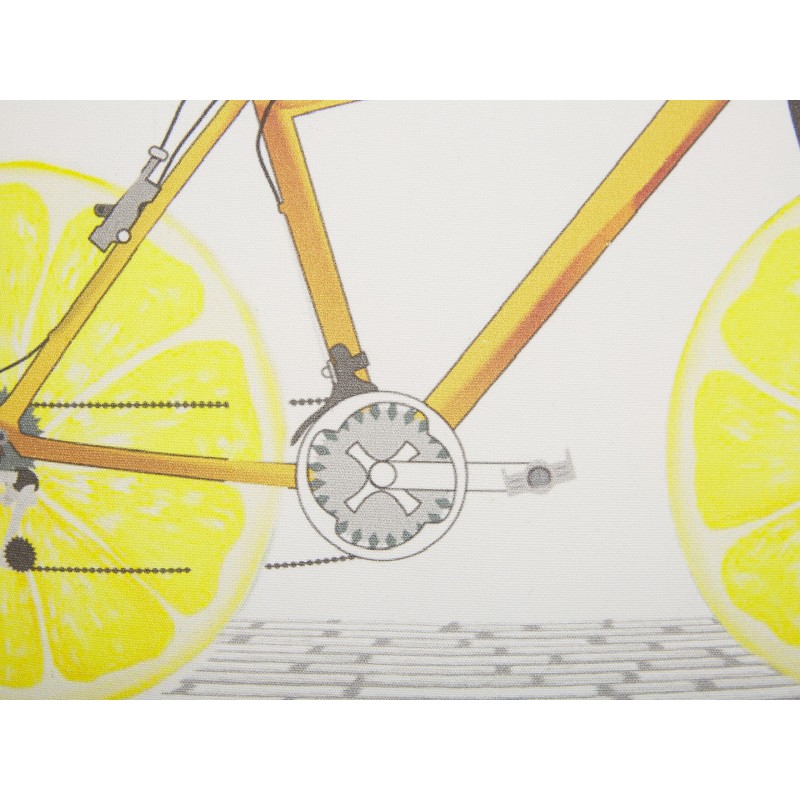 Zestaw 2 poduszek dekoracyjnych RUSCUS Bawełna 45 x 45 cm Biały Wzór abstrakcyjny