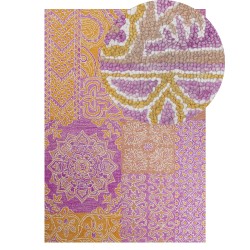 Dywan wełniany 140 x 200 cm wielokolorowy AVANOS