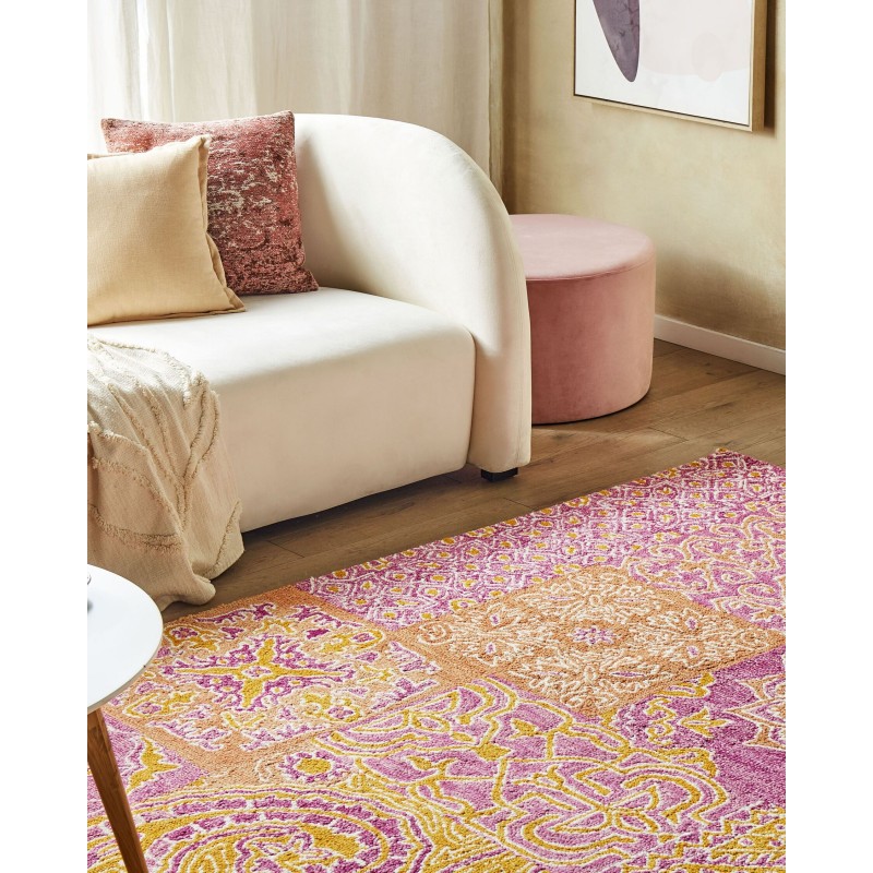 Dywan wełniany 140 x 200 cm wielokolorowy AVANOS