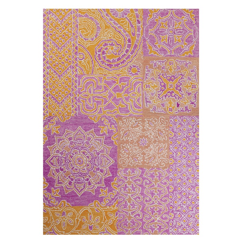 Dywan wełniany 140 x 200 cm wielokolorowy AVANOS