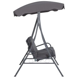 Huśtawka ogrodowa GARBO Metal Ciemnoszary