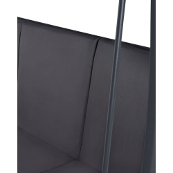 Huśtawka ogrodowa GARBO Metal Ciemnoszary