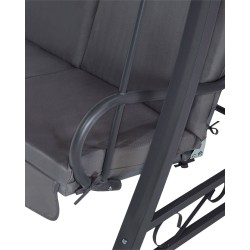 Huśtawka ogrodowa GARBO Metal Ciemnoszary