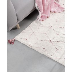 Dywan shaggy 140 x 200 cm biały SAKARYA