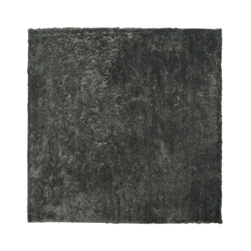 Dywan shaggy 200 x 200 cm ciemnoszary EVREN