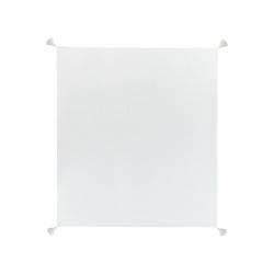 Narzuta na łóżko LINDULA Bawełna 200 x 220 cm Złamana biel