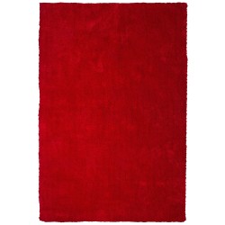 Dywan shaggy 160 x 230 cm czerwony DEMRE