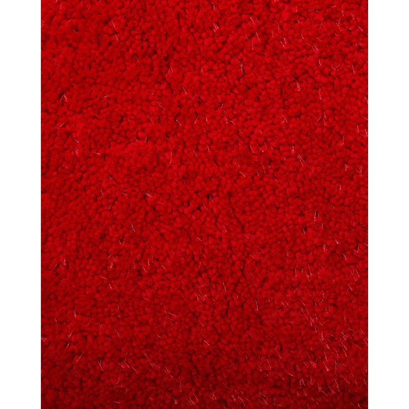 Dywan shaggy 160 x 230 cm czerwony DEMRE