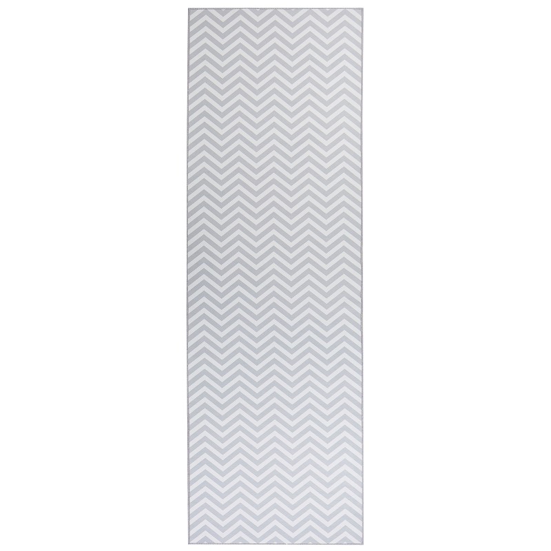 Dywan 80 x 240 cm biało-szary SAIKHEDA