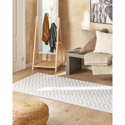 Dywan 80 x 240 cm biało-szary SAIKHEDA