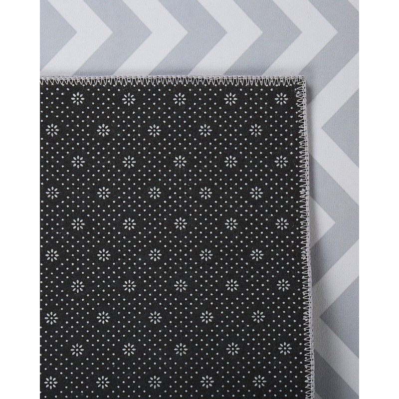 Dywan 80 x 240 cm biało-szary SAIKHEDA