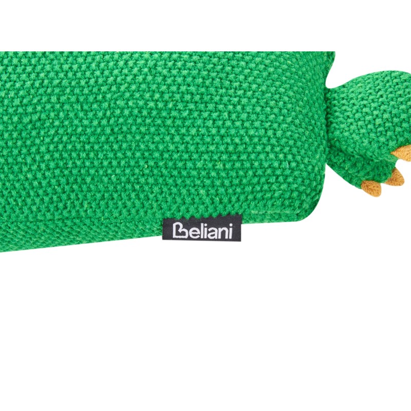 2 bawełniane poduszki dla dzieci dinozaur 45 x 45 cm zielone DINOS