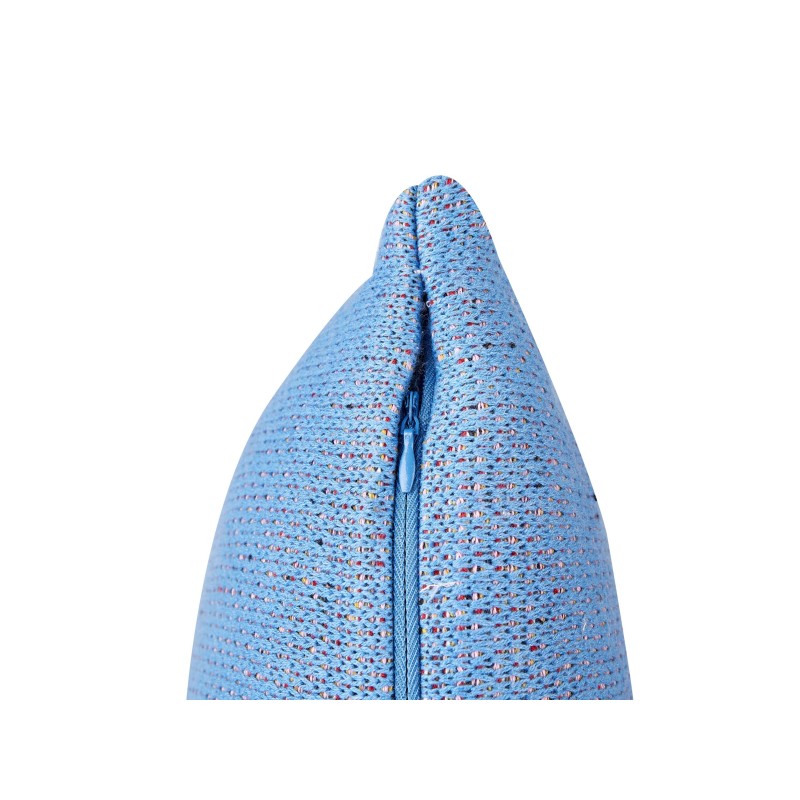 2 bawełniane poduszki dla dzieci z motywem jeża 45 x 45 cm niebieskie PASHOT