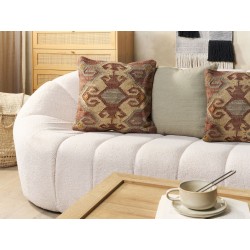 Zestaw 2 poduszek dekoracyjnych URPAD Juta 45 x 45 cm Kolorowy Wzór orientalny