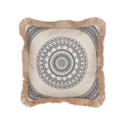 Zestaw 2 poduszek dekoracyjnych AGRIMONY 45 x 45 cm Czarny Wzór orientalny