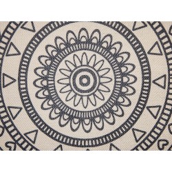 Zestaw 2 poduszek dekoracyjnych AGRIMONY 45 x 45 cm Czarny Wzór orientalny