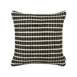 Zestaw 2 poduszek dekoracyjnych YONCALI Bawełna 45 x 45 cm Czarny W kratkę