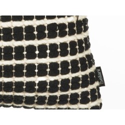 Zestaw 2 poduszek dekoracyjnych YONCALI Bawełna 45 x 45 cm Czarny W kratkę