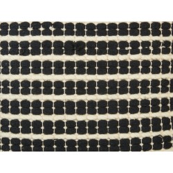 Zestaw 2 poduszek dekoracyjnych YONCALI Bawełna 45 x 45 cm Czarny W kratkę